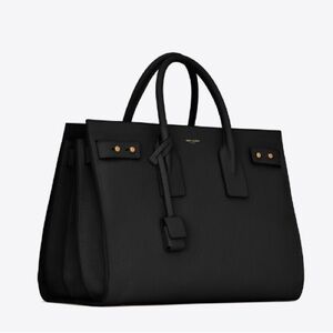 SAINT LAURENT Sac De Jour Medium in Supple Grained Leather NEW